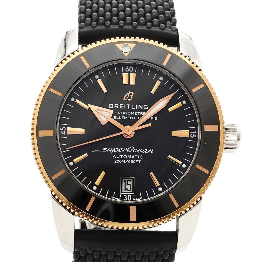 Breitling Superocean UB2010 Black Dial Men's Watch